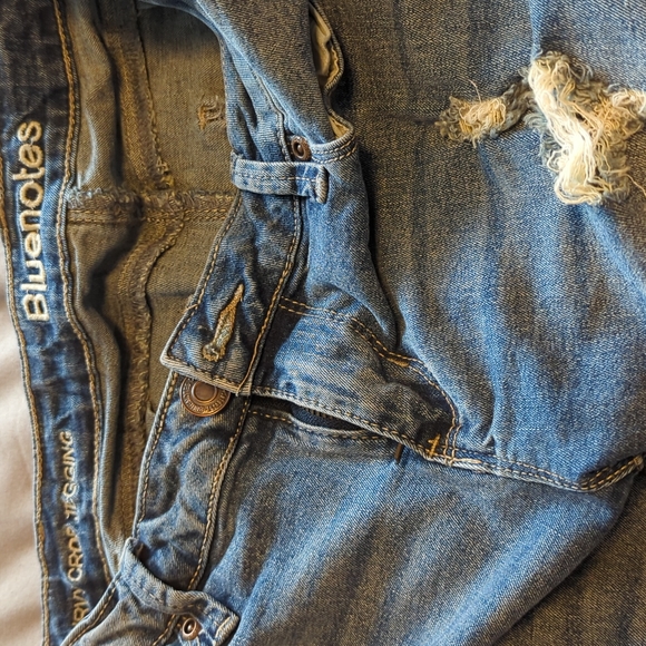 Bluenotes curvy cropped jeggings distressed - Picture 3 of 4